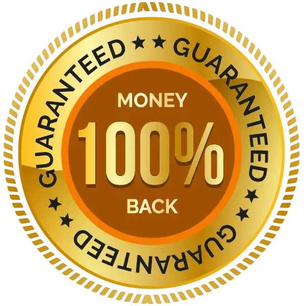 100% Satisfaction, 60-Day Money-Back Guarantee